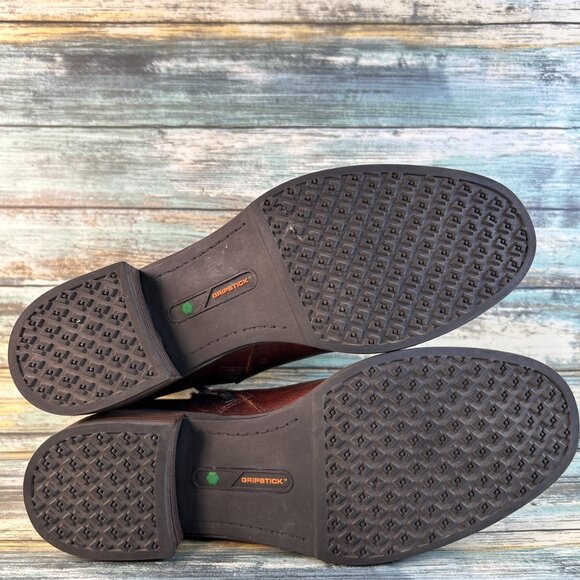 Timberland Beckwith Chelsea Boot Womens 8.5 Brown Leather Zip Ankle Short Casual - Picture 8 of 12